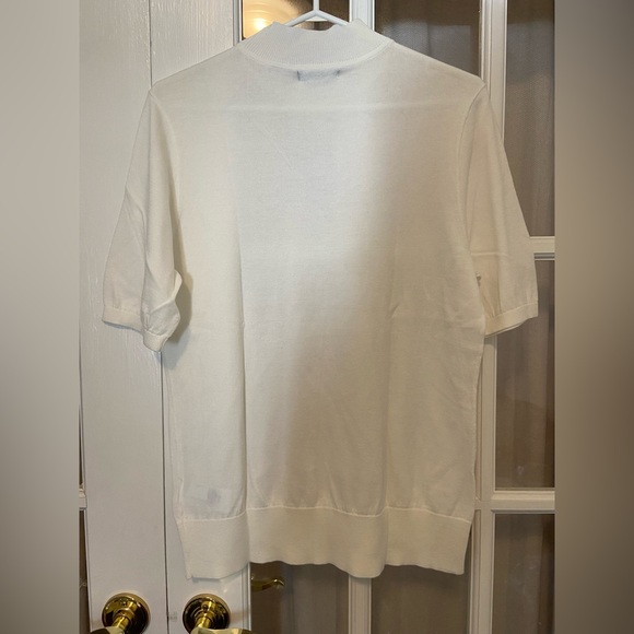 Chaps lightweight cotton knit mock neck tee NWT - Picture 5 of 6